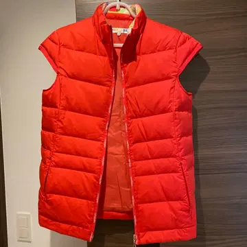 LEONARD SPORT 레드 다운 베스트 38