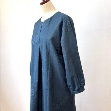 기모노 리메이크 오시마 명주 롱 원피스 (286)