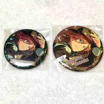 미케지마 마다라 캔뱃지 중국 꽃창문 꽃문 프라이스 2개 세트