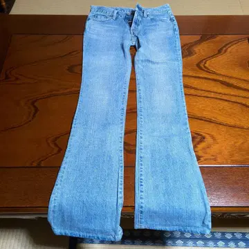 moussy 플레어 청바지 구제 의류