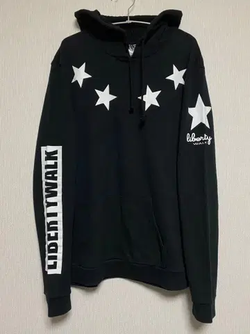 LIBERTY WALK 리버티워크 별 패턴 프린트 후드티 일본제