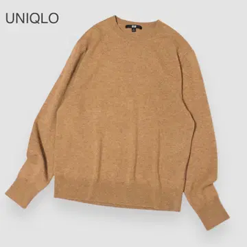 컨디션 최상 UNIQLO 캐시미어 100% 크루넥 니트 스웨터 M