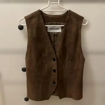 BABYLONE 천연 가죽 베스트