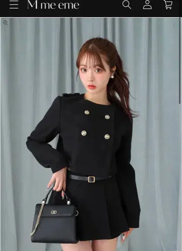 M me eme Cropped melton jacket