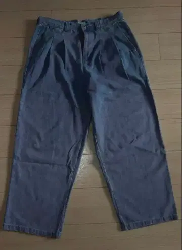 [ RUUBON ] 릴랙스 와이드 데님 팬츠