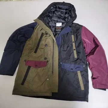 THE SHOP TK 멀티 컬러 다운 자켓 M