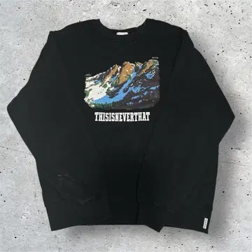 THISISNEVERTHAT 블랙 맨투맨 98