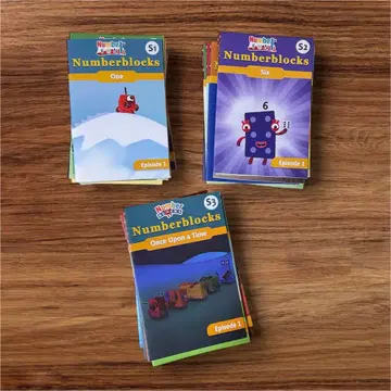 NumberBlocks 영어 그림책 시리즈 1, 2, 3