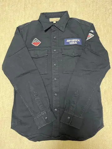 AVIREX 밀리터리 긴팔 셔츠