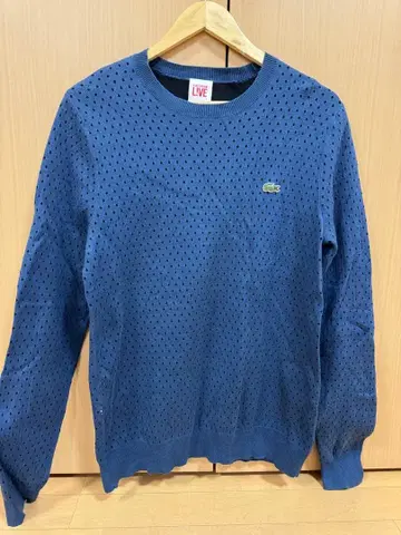 LACOSTE LIVE 라코스테 네이비 트레이닝복 니트 사이즈 4