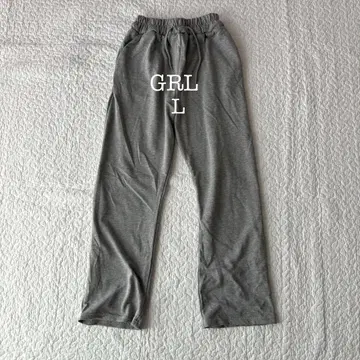 그레일 스웨트 팬츠 그레이 (L) 허리밴딩 캐주얼