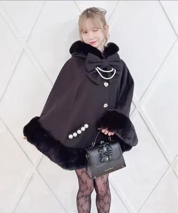 MARS 판초 코트 블랙 정품