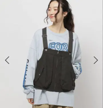 nikoand - 포켓 워크 베스트 차콜