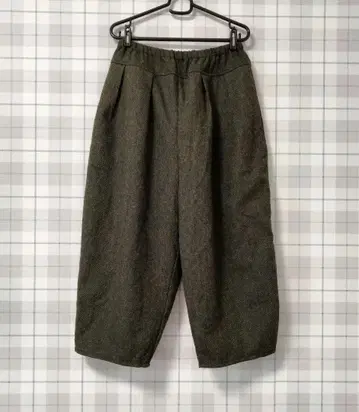 HEAVENLY/헤븐리 울 MIX 이지 팬츠 루즈핏/헤링본