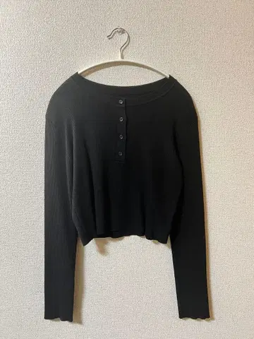 mystic 헨리 리브 니트 블랙