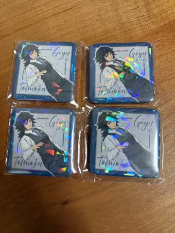 귀멸의 칼날 모크테일 바 컬렉션 로토 캔뱃지 토미오카 기유