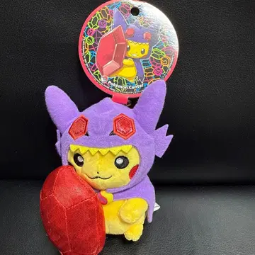 마스코트 메가야미라미의 판초를 입은 피카츄 봉제 인형