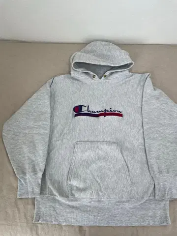 챔피온 리버스 위브 90s 후드티 L 그레이