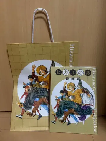 [ 익명 배송 ] 히카루의 바둑 원화전 팜플렛+쇼핑백