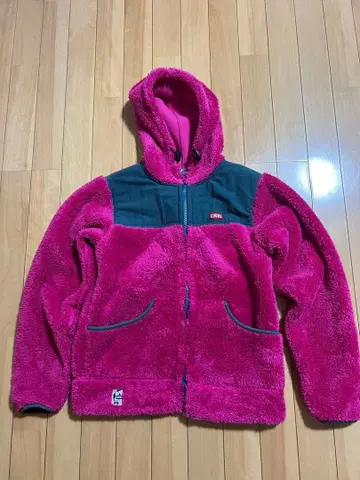 CHUMS 플리스 자켓 핑크