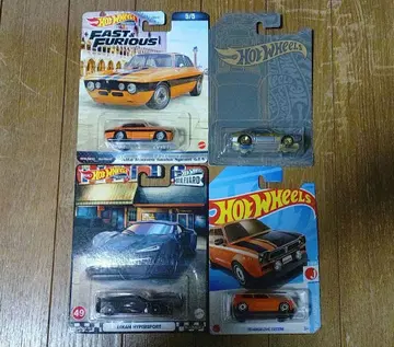 핫휠 4대 세트 라이칸 알파로메오 시빅 파이어버드