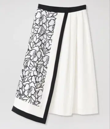 LOVELESS 라브레스 자수 레이스 미디 스커트 34