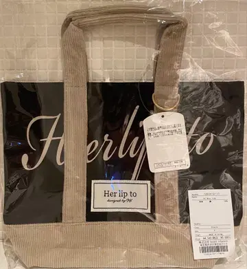 Herlipto HLT 미니 토트백 블랙