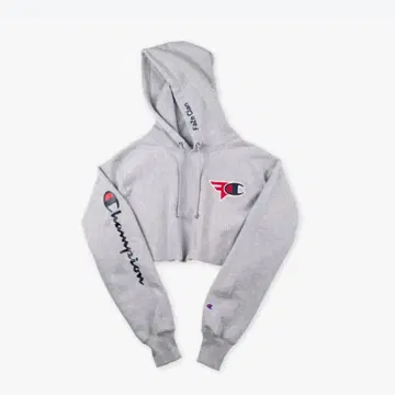 Champion Faze Clan 콜라보 크롭 후드티