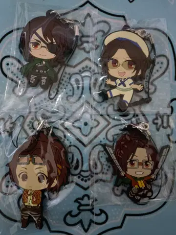 진격의 거인 러버 스트랩 뻬땅무스 한지 세트