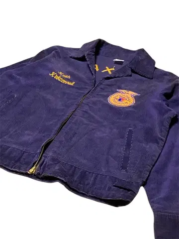 FFA 코듀로이 자켓 80s 퍼플