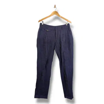 ZARA BASIC 캐주얼 팬츠 M 사이즈 다크 블루 파랑 ZARA