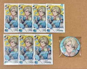 히바치 마나 sweet floaties 폴라로이드풍 카드 캔뱃지 니지산지