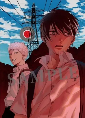 빛이 죽은 여름 DVD 특전 그려내린 클리어 포스터