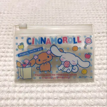시나모롤 지퍼 파우치 헤이세이 레트로