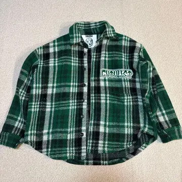 cvtvlist 체크 자켓 셔츠 그린 사이즈 1 플란넬 셔츠