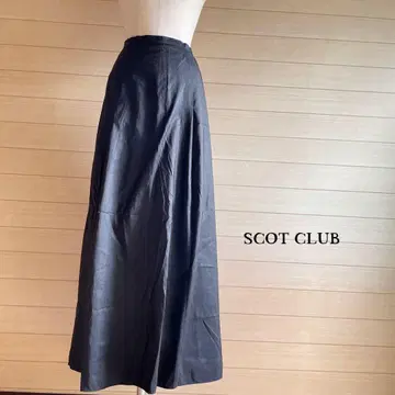 SCOT CLUB 블랙 롱 스커트 스르7 Aga 야마다야