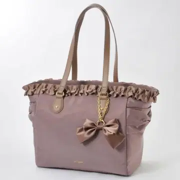 아오키 미사코 콜라보 시마무라 토트백 프릴 리본