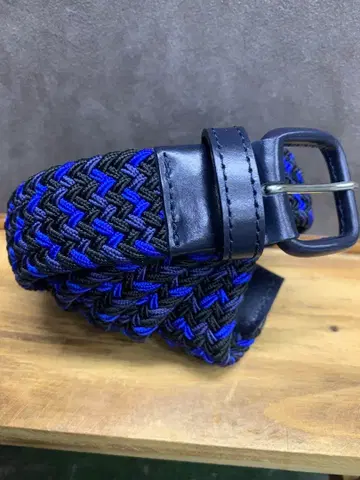 유나이티드 애로우즈 BEAUTY&YOUT 밴딩 메쉬 가죽 벨트 M 미사용