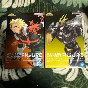 [GiGO 한정판] 히로아카 바쿠고 카츠키 아머드 올마이트 피규어 2체