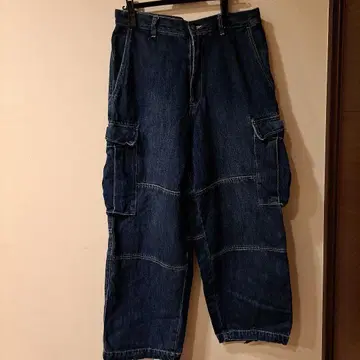 프릭스스토어 데님 카고 팬츠