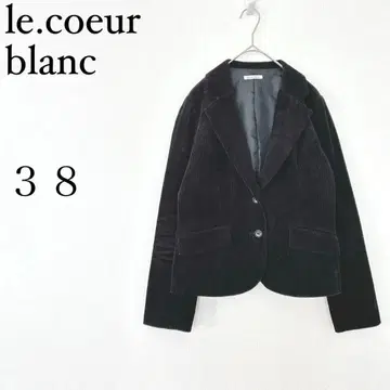 르 쿠르 블랑 테일러드 자켓 코듀로이 38 다크 브라운 가을/겨울