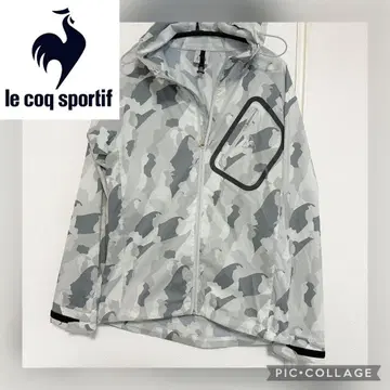 lecoqsportif 카모플라주 패턴 트레이닝 윈드 자켓