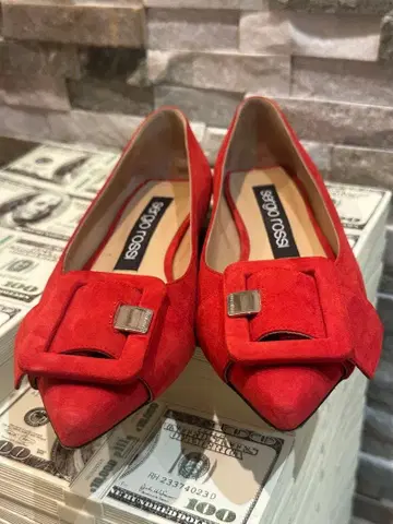 [ 새상품급 ] 세르지오로시 플랫슈즈 사이즈 37