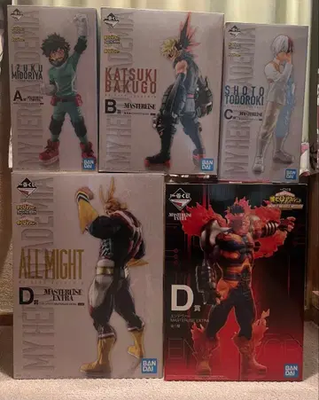 제일복권 나의 히어로 아카데미아 히로아카 미개봉품 5종 세트 묶음 판매