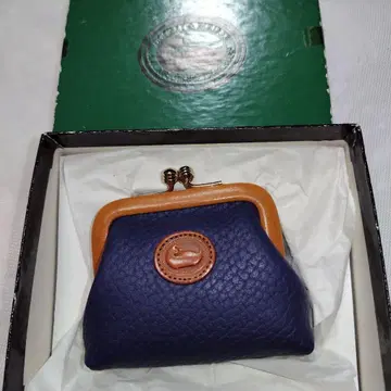 미사용 새상품 두니앤버크 가마구치 지갑, 소품함 네이비 컬러 가죽제품