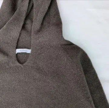 압축 울 후드 풀오버