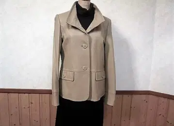 가죽 전문점 [니치와] 고급 이탈리아제 램스킨 가죽 자켓 9호 새상품급