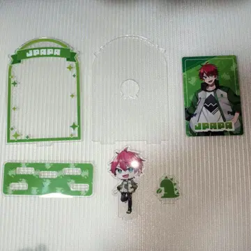 컬러풀 피치 카드 아크릴 스탠드 쟈파파