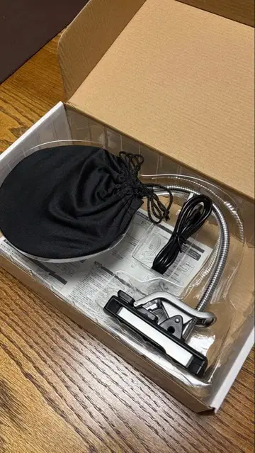 산와 다이렉트 확대경 확대 루페 라이트 부착 클립 스탠드형