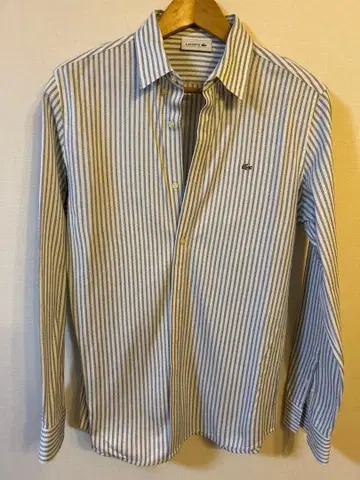 LACOSTE 버튼다운 셔츠 스트라이프 사이즈 L